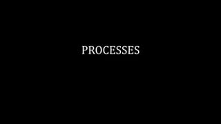 PROCESSES
 