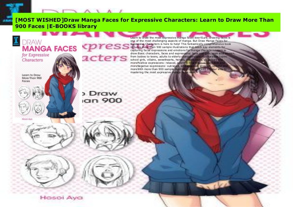 [MOST WISHED]Draw Manga Faces for Expressive Characters: Learn to Dra…