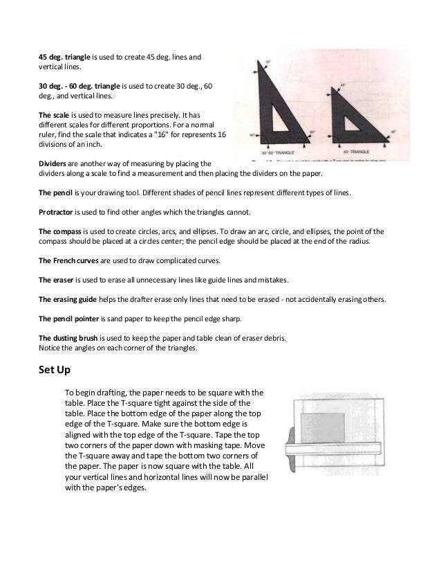 Technical Drawing tools