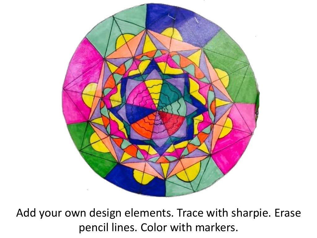Draw a sacred mandala