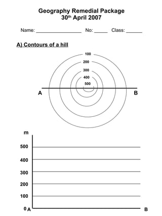 Draw Contours Worksheet | PPT Draw Contours Worksheet | PPT