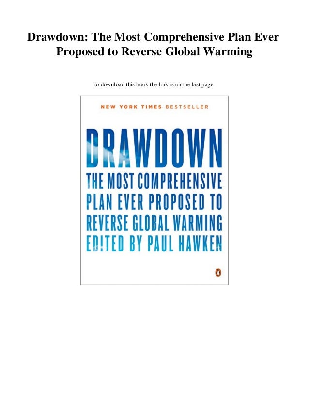 the most comprehensive plan ever proposed to reverse global warming