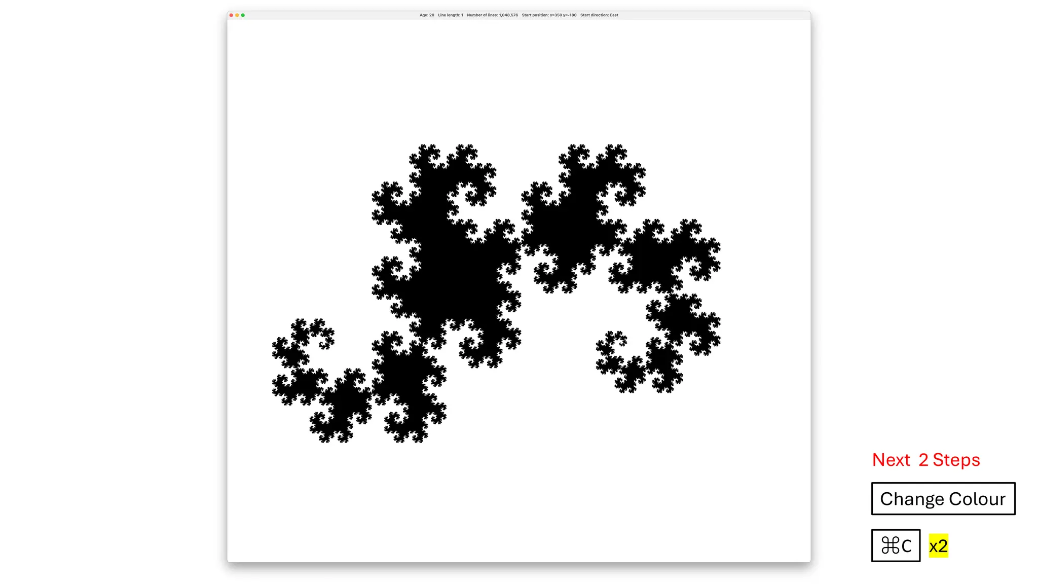 Next 2 Steps
Change Colour
⌘C x2
 