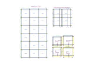 A B C
1
2
3
5.50 6.00
PANEL 1 PANEL 2
PANEL 3 PANEL 4
X
X
Y Y
A
A
B
B
5.50
5.50
3rd floor sectioning for moment determination
A B C D
1
2
3
4
5
6
7
5.50 6.00 5.50
PANEL 1 PANEL 1
PANEL 1 PANEL 1
PANEL 2
PANEL 2
PANEL 3
PANEL 3
PANEL 3
PANEL 3
PANEL 3
PANEL 3
PANEL 3
PANEL 3
PANEL 4
PANEL 4
PANEL 4
PANEL 4
3rd floor plan lay out
A B
1
2
5.50
PANEL 15.50
B C
6.00
PANEL 2
2
3
PANEL 3
5.50 PANEL 4
5.50
PANEL 4
5.50
5.50
5.50
5.50
5.50
5.50
5.51
SUPPORT CONDITION 4
SUPPORT CONDITION 3
SUPPORT CONDITION 3
SUPPORT CONDITION 1
Mxs-1
Mxf-1
Mfy-1
Mys-1
Mys-2
Myf-1
Mxf-2
Mxs-2
Mxs-3
Mxf-3
Mfy-3
Mys-3
Mys-4
Myf-4
Mxf-4
Mxs-4
 