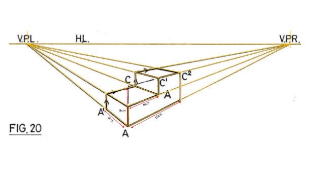 Drawing 2 point perspective - step by step guide | PPTX