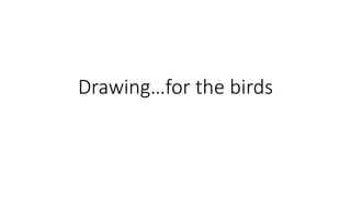 Drawing…for the birds
 
