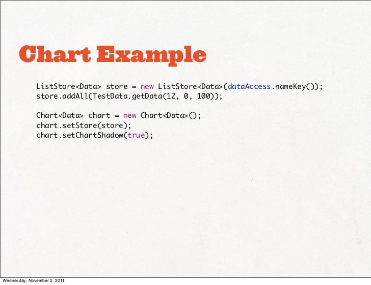 Gwt Charts Example