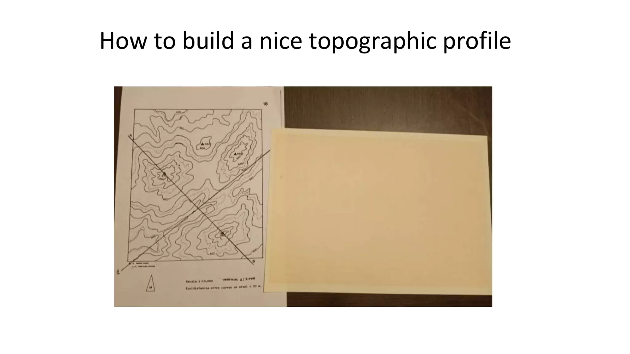 How to build a nice topographic profile