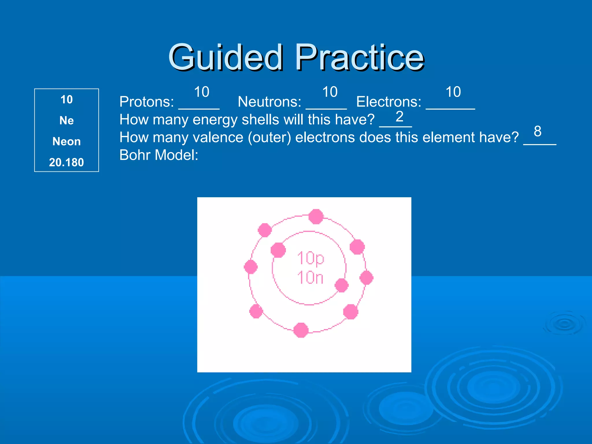 Drawing bohr models | PPT