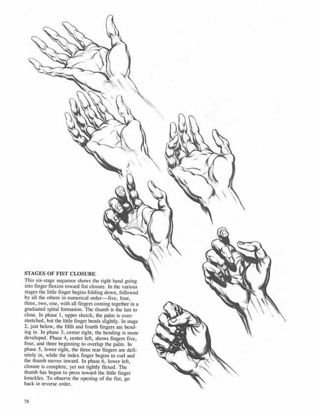 Drawing dynamic hands