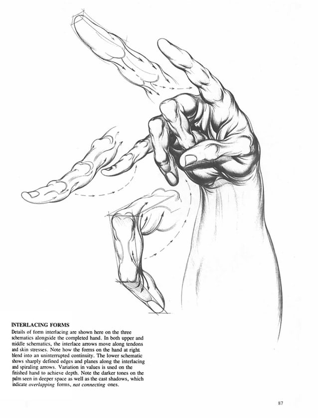 Drawing dynamic hands