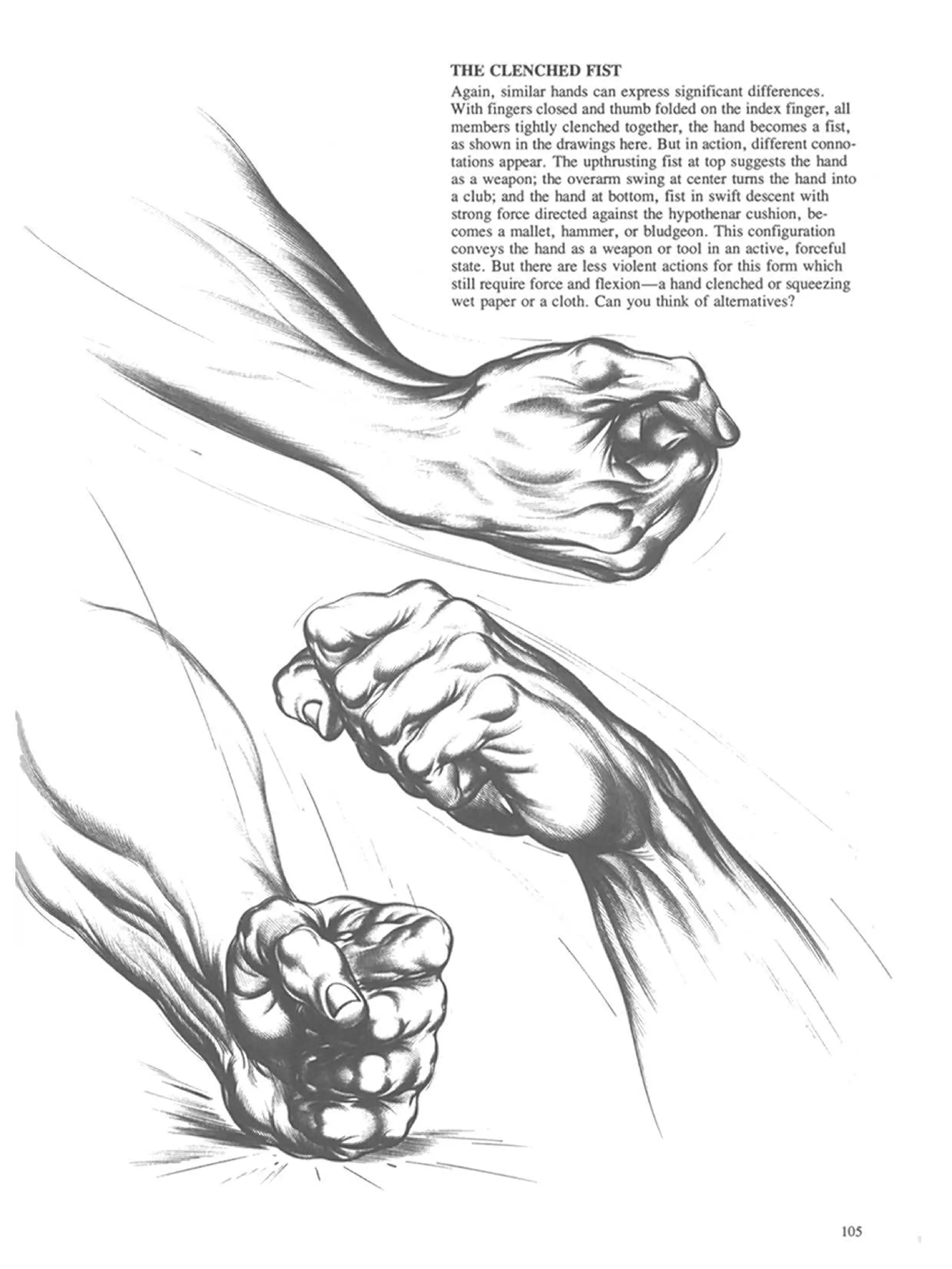 Drawing dynamic hands