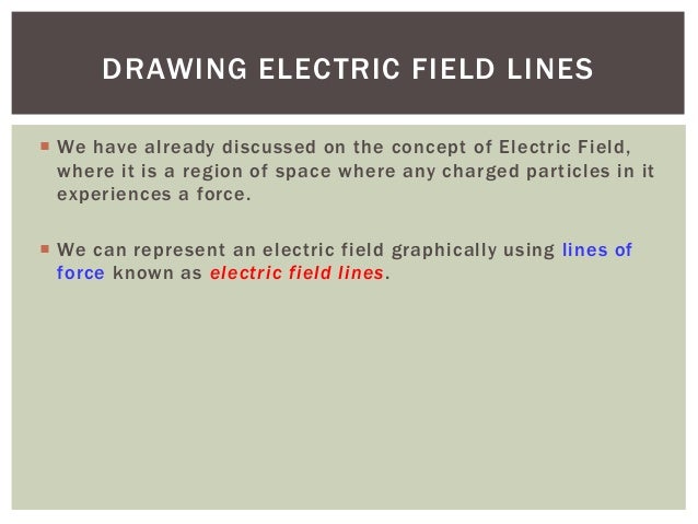 Drawing Electric Field Lines