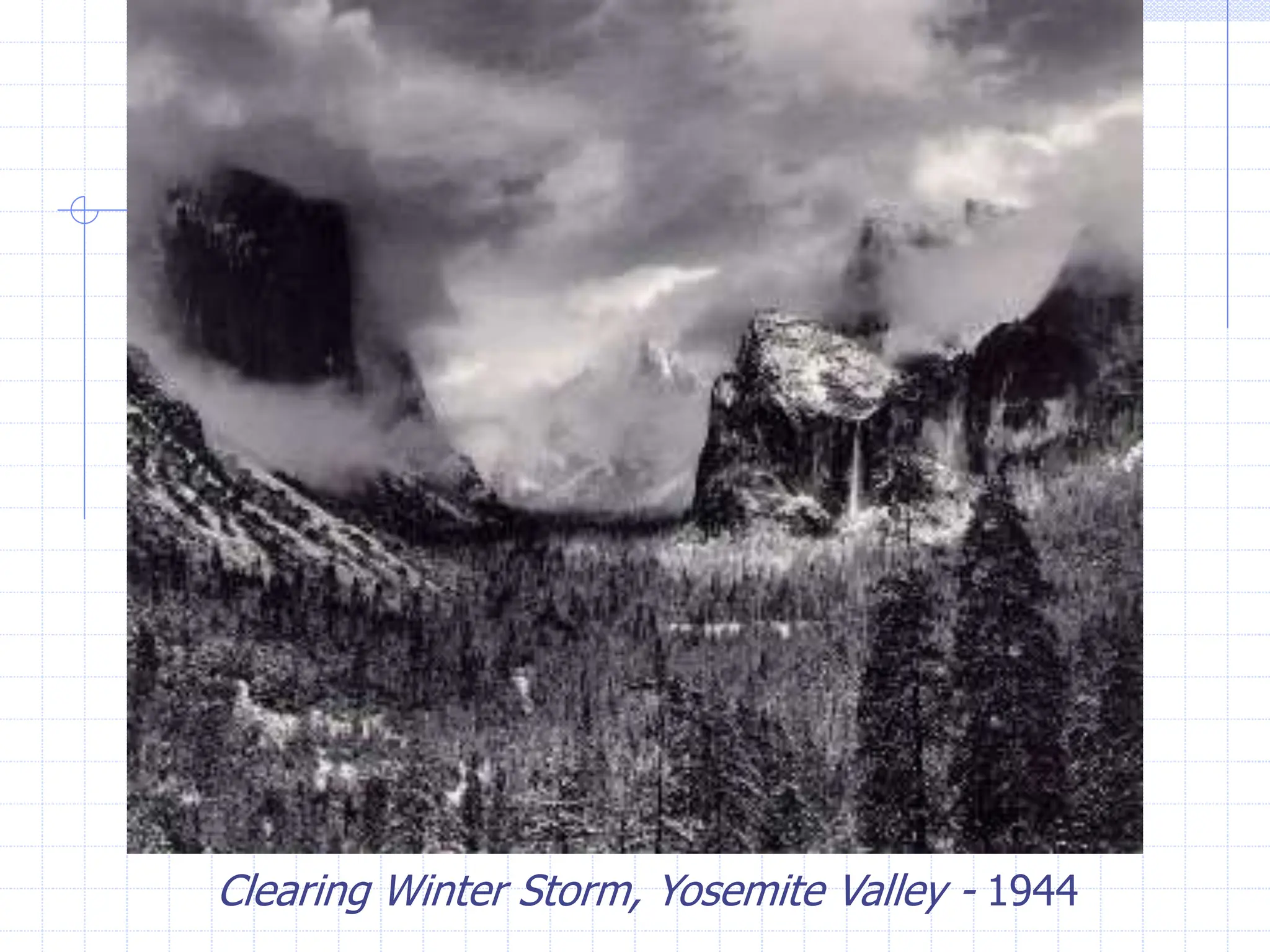 Clearing Winter Storm, Yosemite Valley - 1944
 