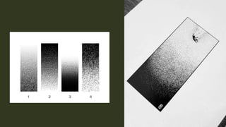 Drawings made with dots