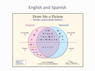 English and Spanish
 