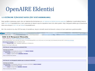 OpenAIRE Eklentisi
 