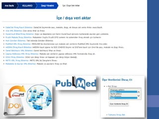 Dergipark OJS Ayarları