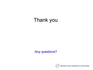 Thank you
Any questions?
 