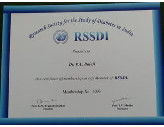 Dr Balaji PA RSSDI certificate.PDF