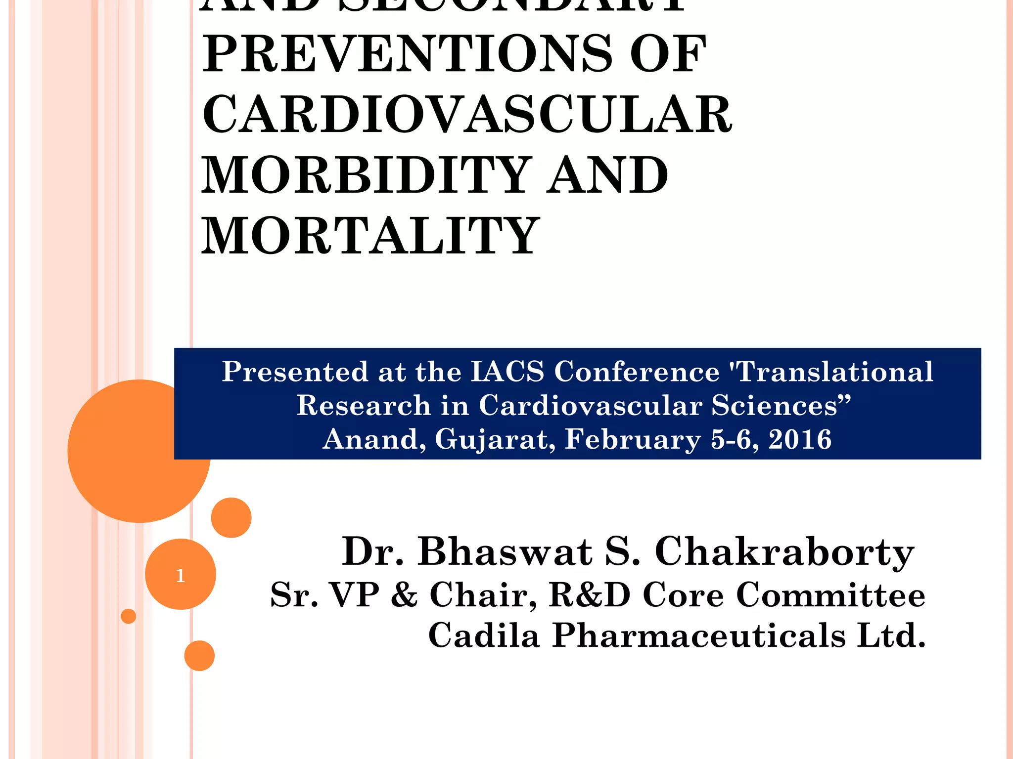 Polypill for primary and secondary preventions of cardiovascular | PPT