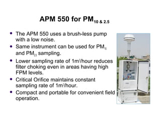 Appropriate Instruments & techniques for Complying with Air Quality ...