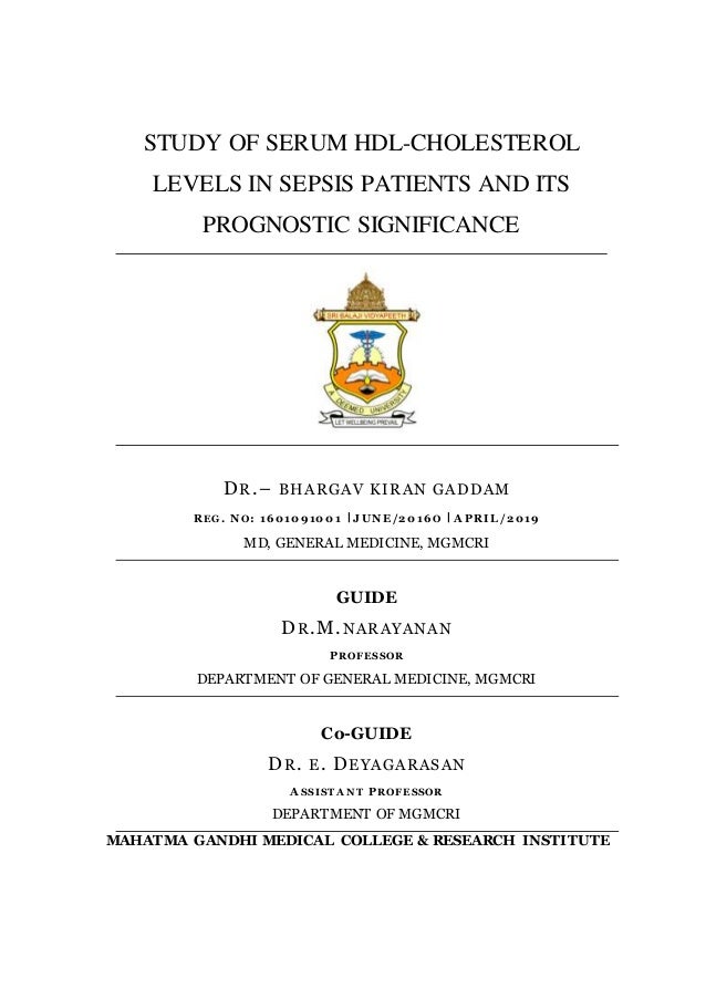 Medical dissertation