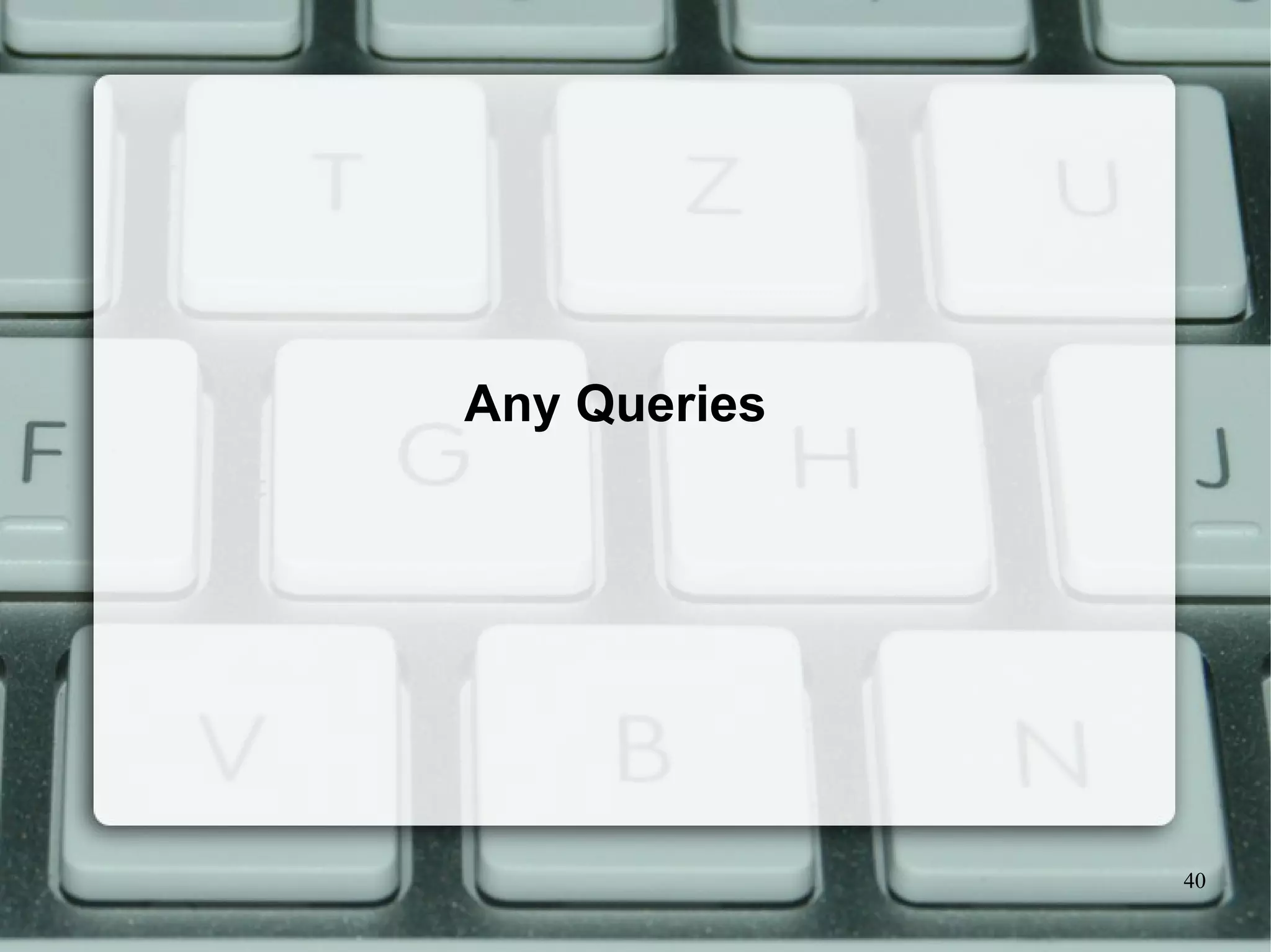 Any Queries 