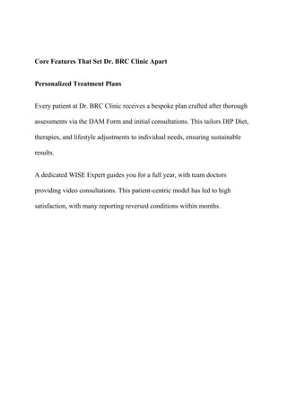Dr BRC Clinic Gurgaon, Biswaroop Roy Chowdhury - drbrc.in/gurgaon | PDF