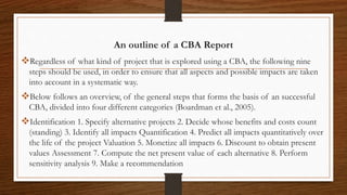 Dr Brian Mutie on Cost Benefit Analysis on Extractives-CBA | PPTX