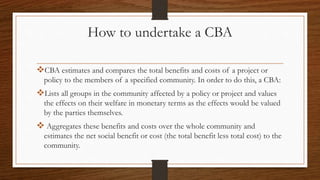 Dr Brian Mutie on Cost Benefit Analysis on Extractives-CBA | PPT