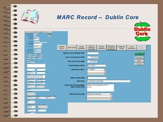 MARC Record – Dublin Core 