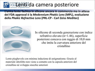 Lente Fachica da da camera posteriore per correzione miopia Dottor Ni…