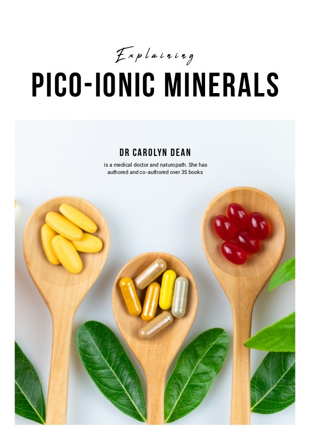 Explaining PicoIonic Minerals
