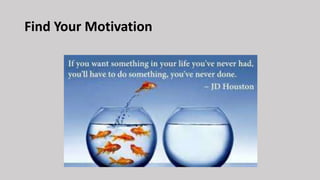 Find Your Motivation
 