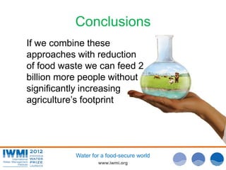 The Food and Water Paradox - Dr Colin Chartres