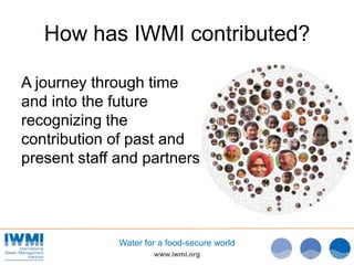 The Food and Water Paradox - Dr Colin Chartres