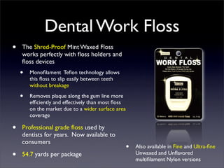 Dr Collins Product Line