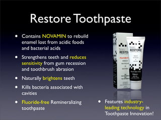 Dr Collins Product Line