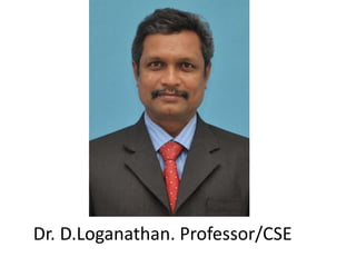 Dr. D.Loganathan. Professor/CSE
 