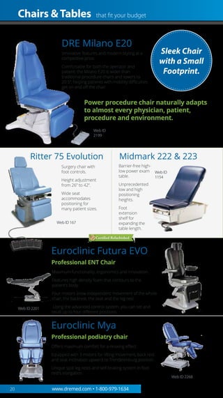 Dre Raft Chair DRE New & Refurbished Medical Equipment 2014 Catalog | PDF