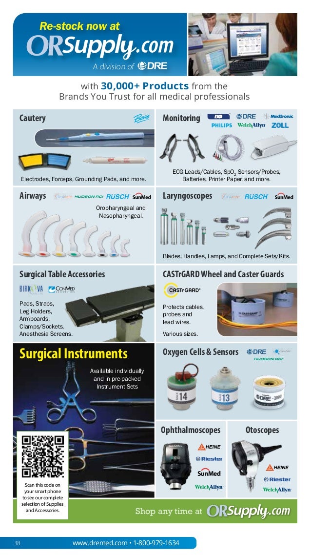 DRE New & Refurbished Medical Equipment 2014 Catalog