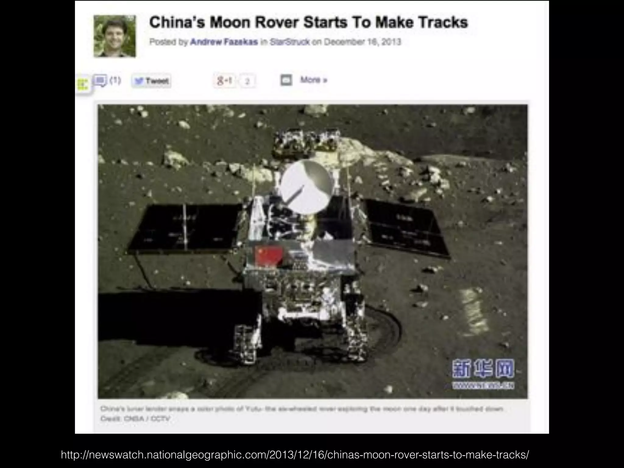 http://newswatch.nationalgeographic.com/2013/12/16/chinas-moon-rover-starts-to-make-tracks/

 