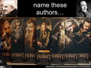 name these
authors…

www.flickr.com/photos/antoniseb/11374535534/

 