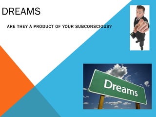 DREAMS
ARE THEY A PRODUCT OF YOUR SUBCONSCIOUS?

By
AJAL.A.J

 