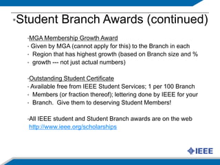 IEEE Student MembershipExciting ContestsIEEE Xtreme Programming ChallengeWorldwide, 24-hour programming challenge for IEEE Student BranchesTeams of student members, advised and proctored by an IEEE Member, compete in a 24-hour time span against each other to solve a set of programming problems.  Provide Student Branches with an 	exciting new competitionIncrease activities that appeal to computer, programming and information technology fans in IEEEIEEE XTREME 4.0 dated on 24th October,2010. To participate form a Team & ask for participation center.
