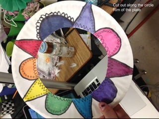 Cut out along the circle
Rim of the plate
 