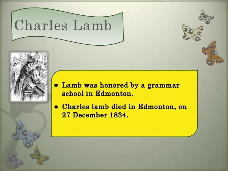 critical analysis of charles lamb my relations