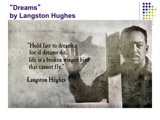 Dreams
by Langston Hughes

 
