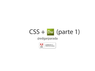 CSS con Dreamweaver CS5